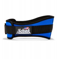 Пояс для бодибилдинга тканевый Schiek 2006 royal blue